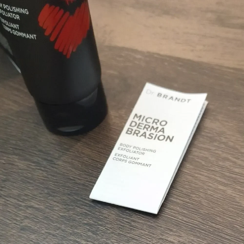 Dr. Brandt Microdermabrasion Body Exfoliator Set Of 2, 3.5 Oz Each NWT- Open Box